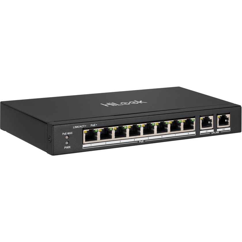 HiLook NS-0310P-60 8 Port 10/100 Fast Ethernet Unmanaged POE Switch