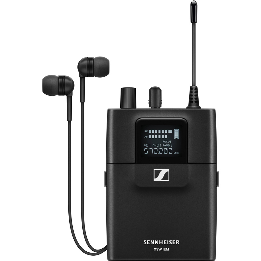 Sennheiser XSW IEM EK Stereo Bodypack Wireless Receiver with IE 4 Earphones (A: 476 - 500 MHz)