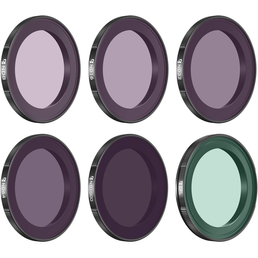Freewell All-Day Filter Kit for DJI Osmo Action 4 (6-Pack)