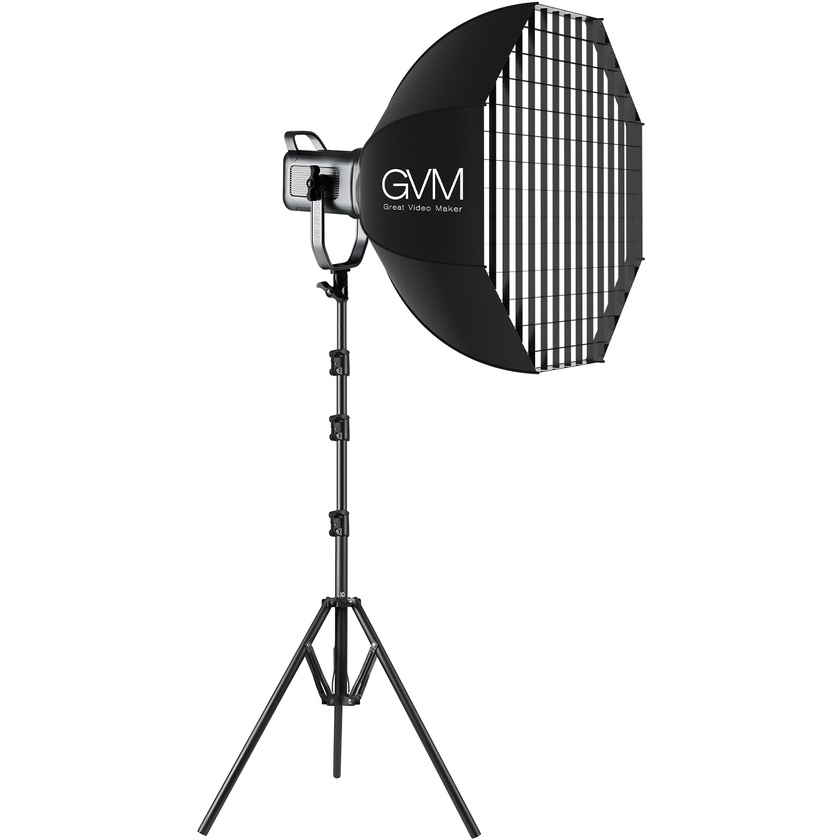 GVM PR150R RGB/Bi-Color LED Video Light Kit with Softbox