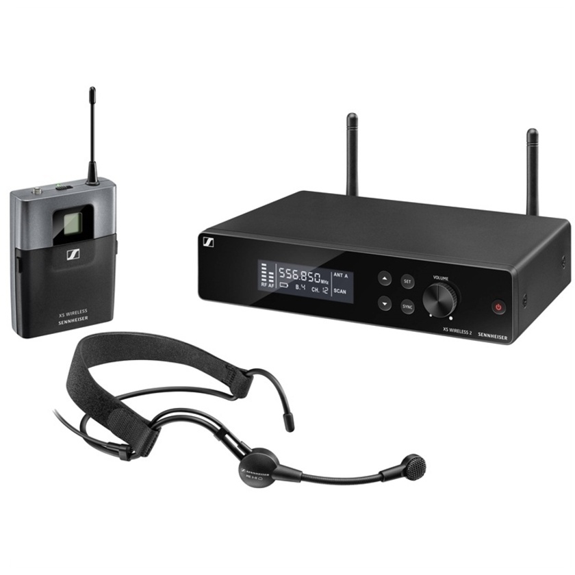 Sennheiser XSW 2-ME3 Wireless 2 Headset Microphone System (BC: 670 - 694 MHz)