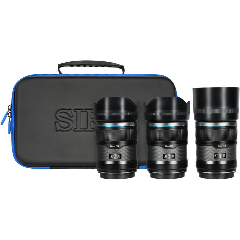 Sirui Sniper 23mm, 33mm and 56mm Lens Bundle (Z Mount, Black)