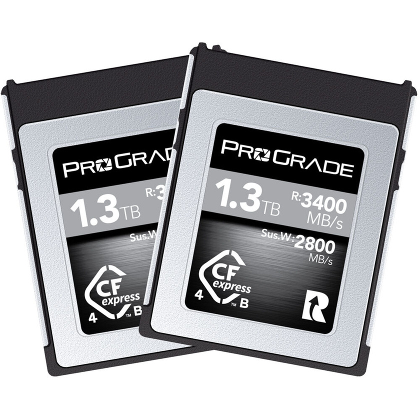 ProGrade Digital 1.3TB CFexpress 4.0 Type B Cobalt Memory Card (2-Pack)
