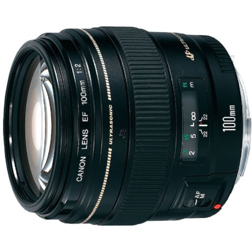 Canon EF 100mm f2.0 USM Autofocus Lens