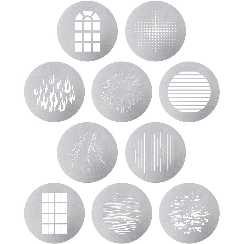 Aputure Spotlight Max 10-Piece Gobo Kit (Size A)