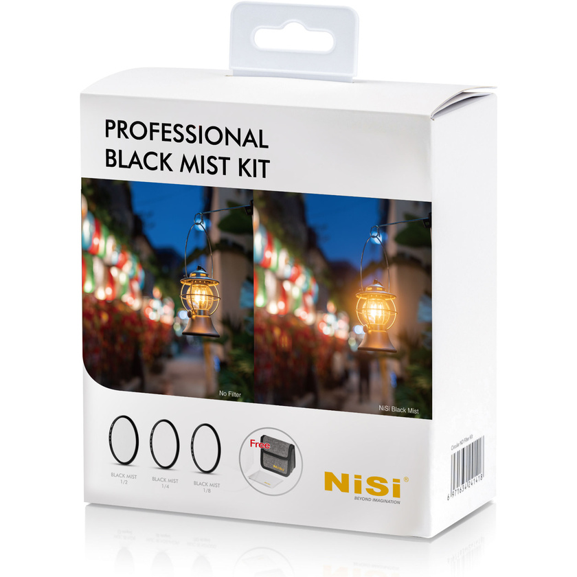 NiSi Professional Black Mist Kit with 1/2, 1/4, 1/8 and Case (55mm)