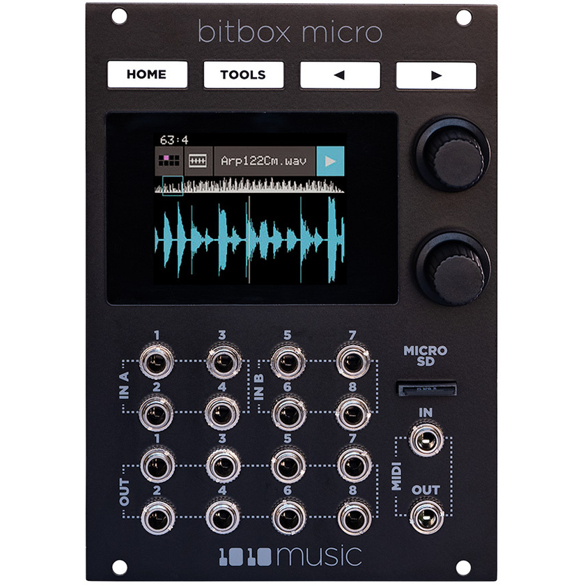 1010music Bitbox Micro Compact Sampling Module (Black)