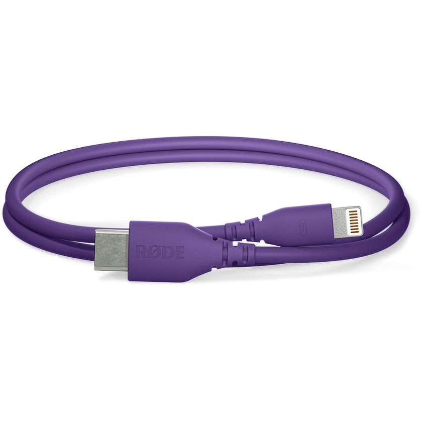RODE SC21 USB-C to Lightning Cable (30cm, Purple)