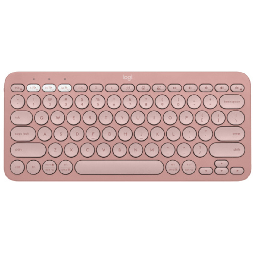 Logitech Pebble Keys 2 K380S Wireless Keyboard (Rose)