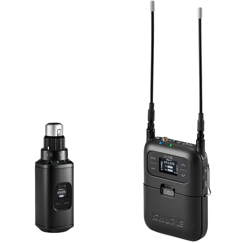 Shure SLXD35 Digital Camera-Mount Wireless Plug-On Transmitter System (L57: 650- 693 MHz)