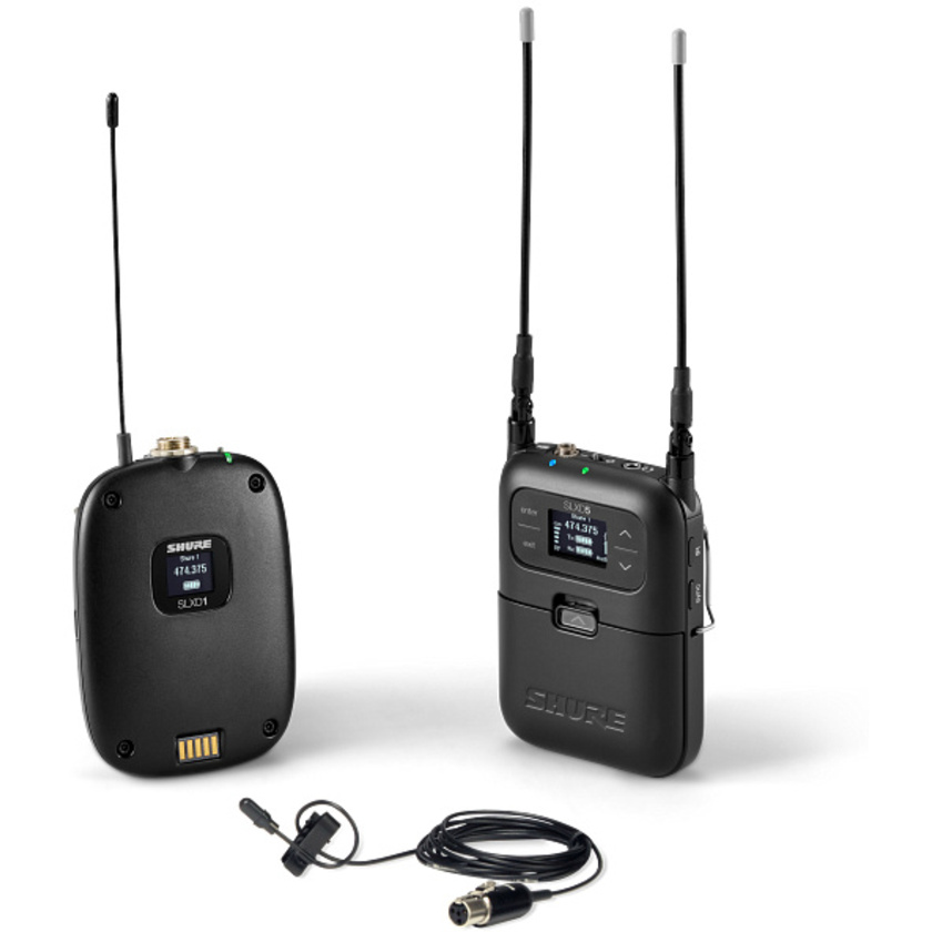 Shure SLXD15/DL4B Wireless DuraPlex Omni Lavalier Mic System (L57: 650- 693 MHz)