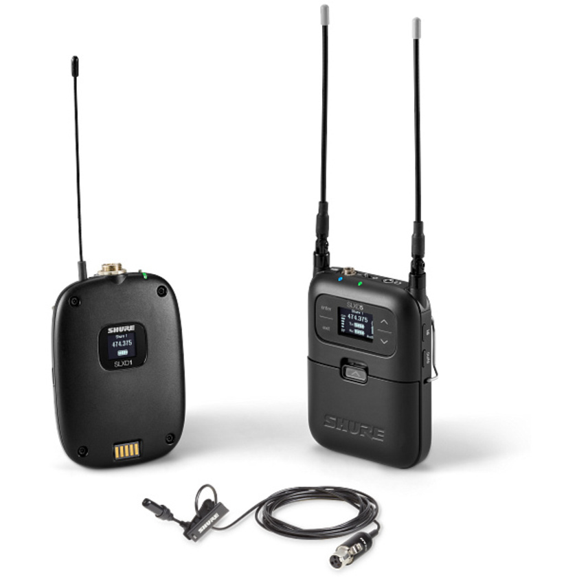 Shure SLXD15/UL4B Wireless UniPlex Cardioid Lavalier Mic System (L57: 650- 693 MHz)