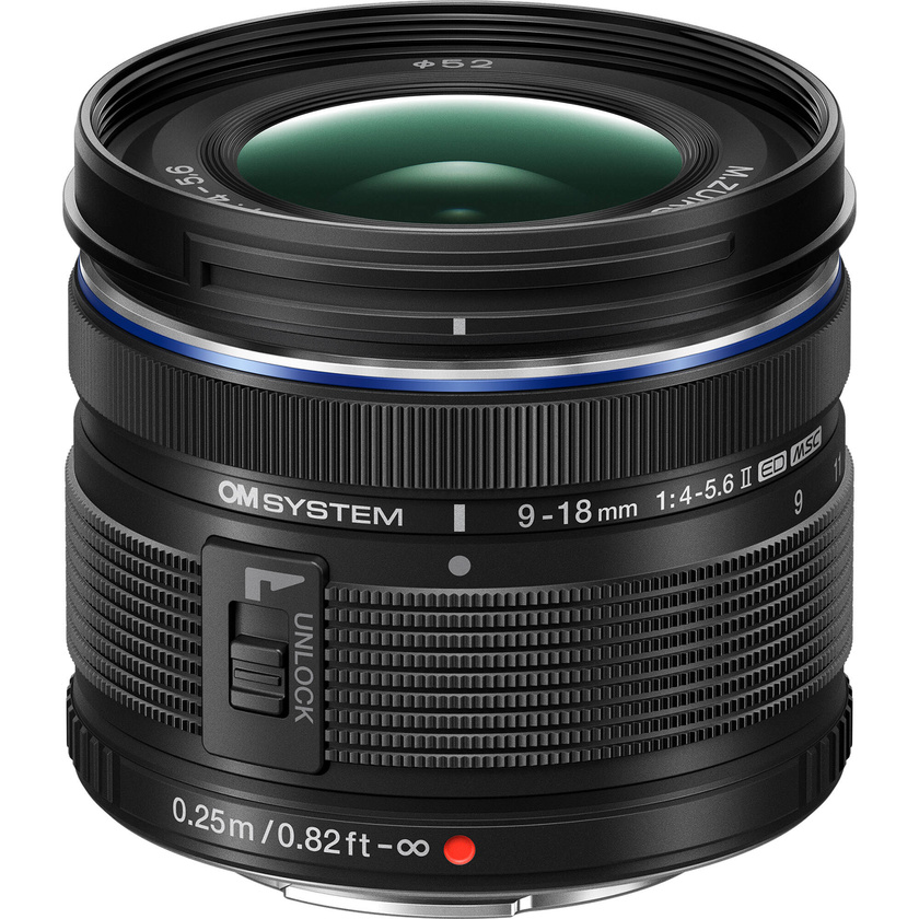 OM System M.Zuiko Digital ED 9-18mm f/4-5.6 II Lens (Micro Four Thirds)