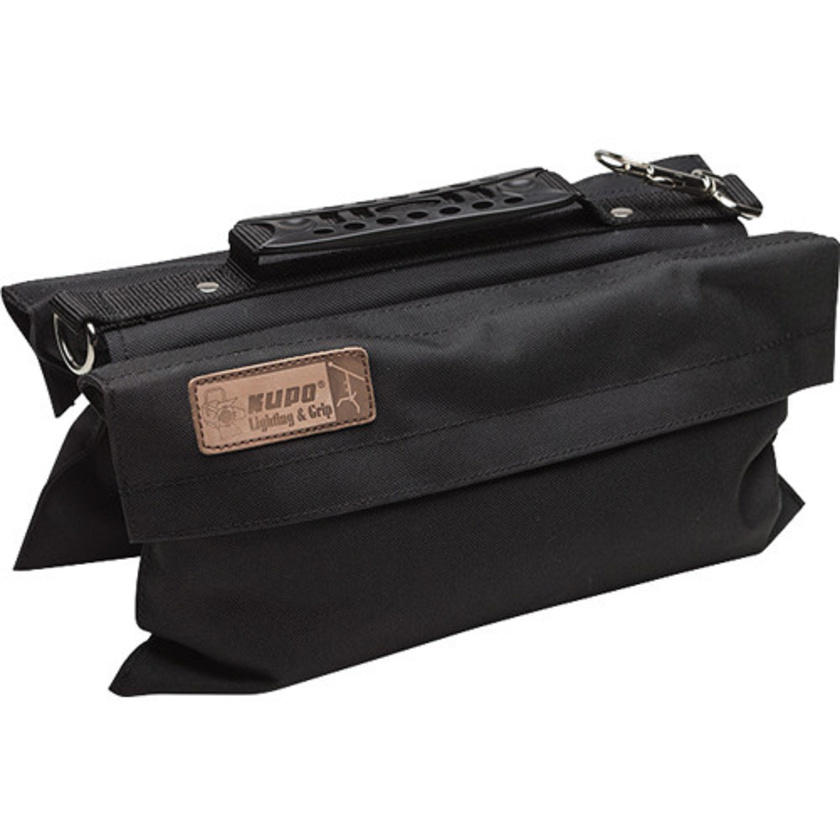 Kupo KSD-1680S Touch-Fastener Empty Refillable Sandbag (6kg, Black)