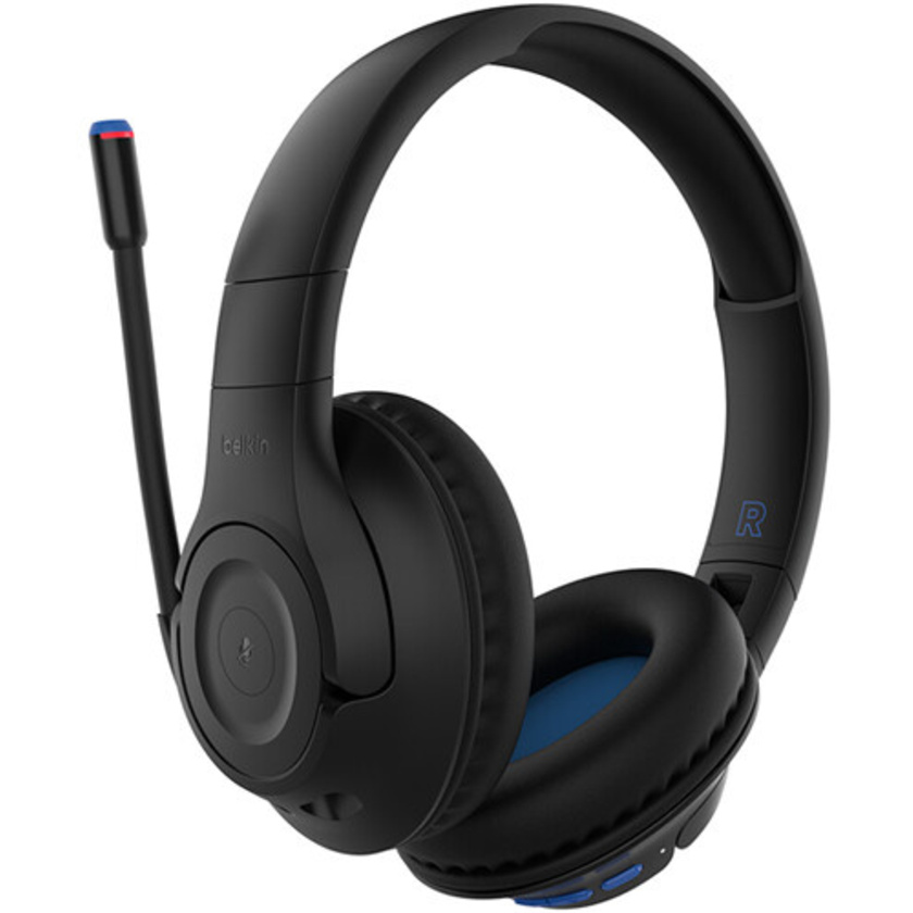 Belkin SoundForm Inspire Wireless Over-Ear Headset for Kids (Black)