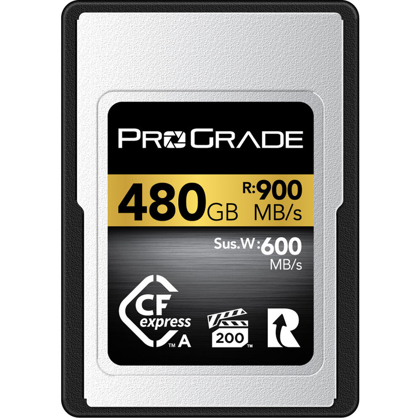 ProGrade Digital 480GB CFexpress 2.0 Type A Gold Memory Card