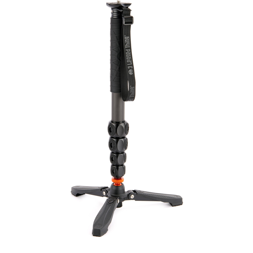 3 Legged Thing Legends Alana Carbon Fibre Monopod with DocZ Foot Stabiliser Kit (Darkness)