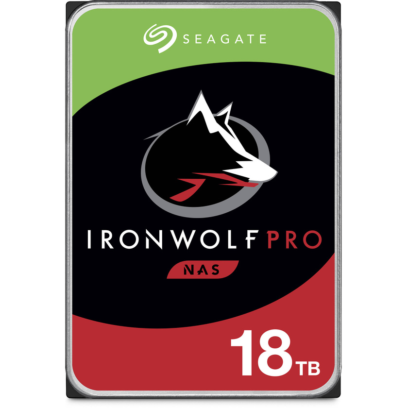 Seagate 18TB IronWolf Pro 7200 rpm SATA III 3.5" Internal NAS HDD (CMR)