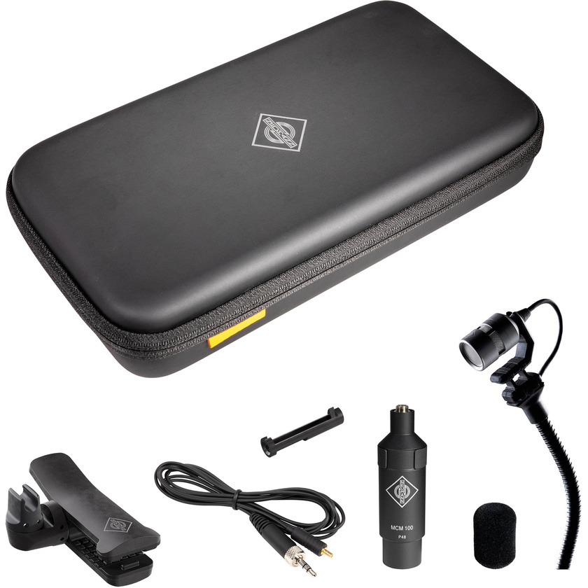 Neumann MCM 114 SET BRASS/SAX/UNI Cardioid Miniature Clip-On Microphone System