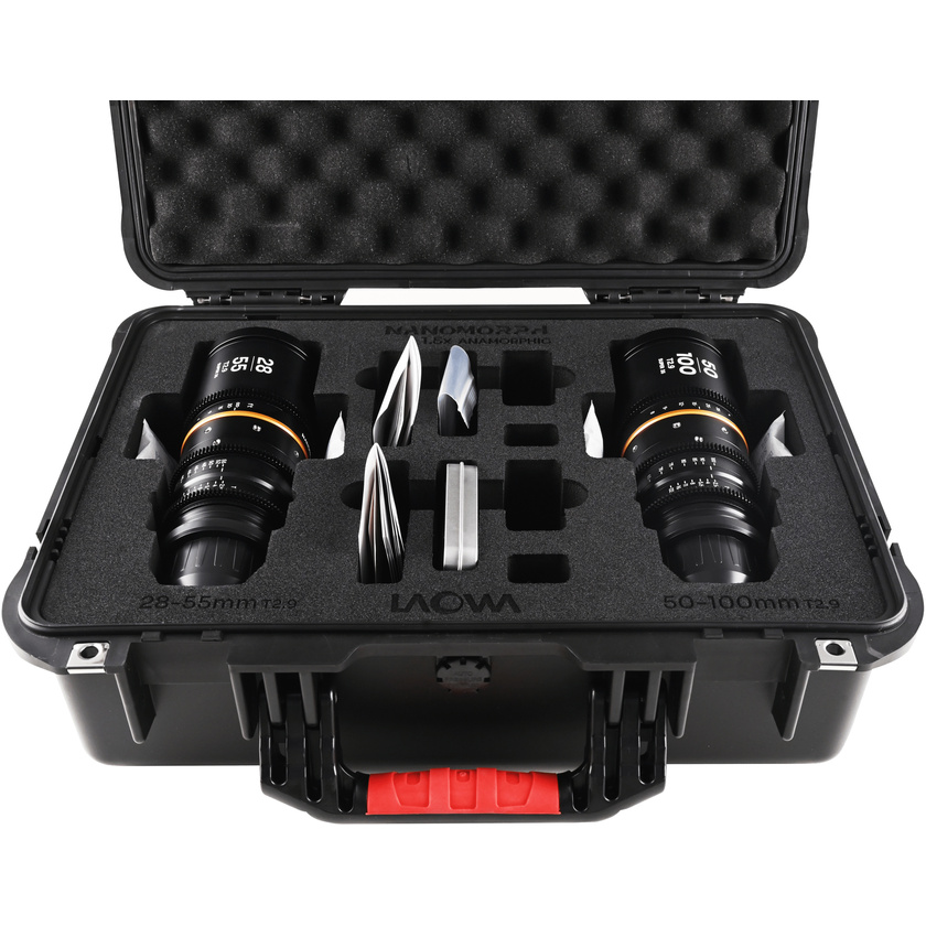 Laowa Nanomorph S35 28-55mm/50-100mm Zoom 2-Lens Bundle (Amber)