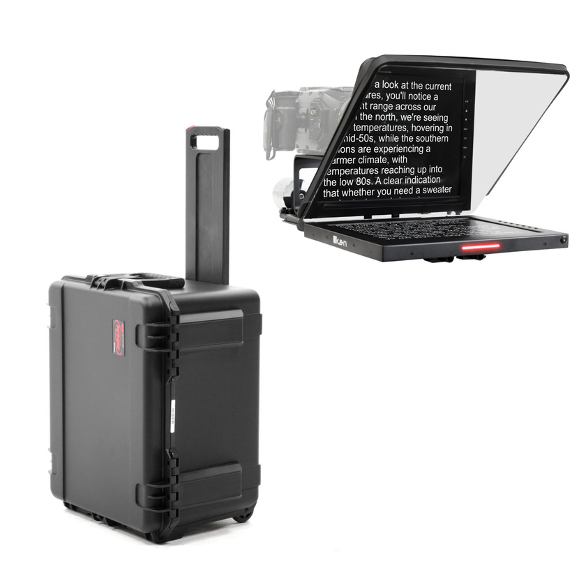 Ikan High Bright 15" SDI Tally Teleprompter w/ Travel Case