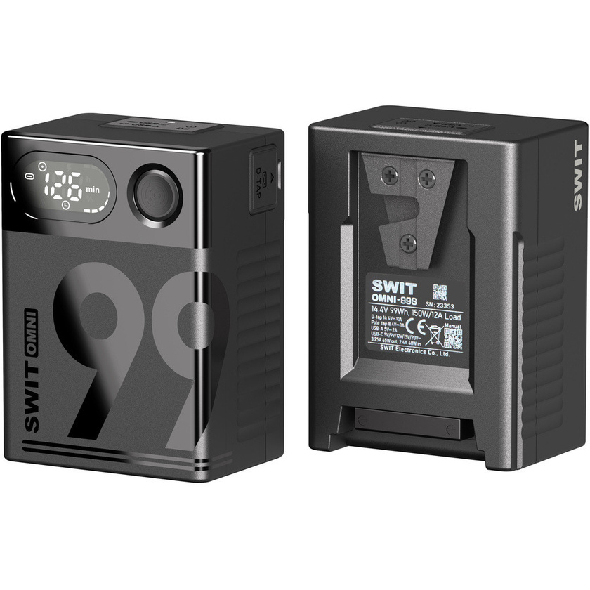 SWIT OMNI-99S Pocket V-Mount Lithium-Ion Battery
