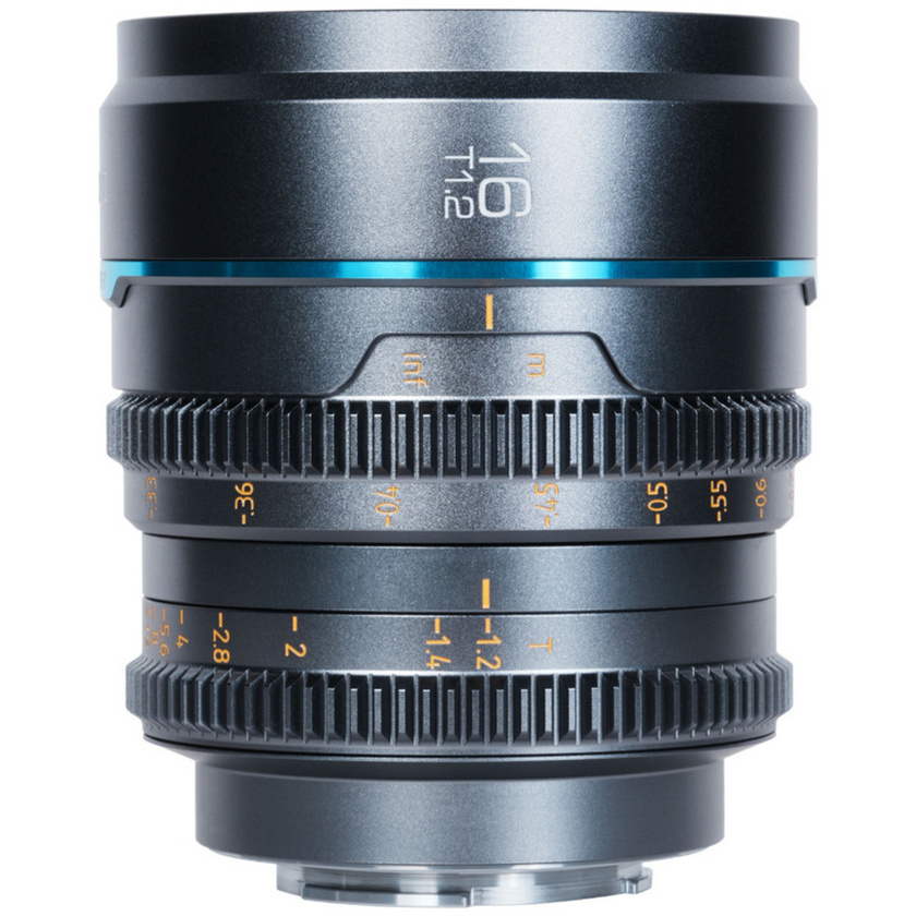 Sirui Nightwalker 16mm T1.2 S35 Manual Focus Cine Lens (L Mount, Gun Metal Grey)