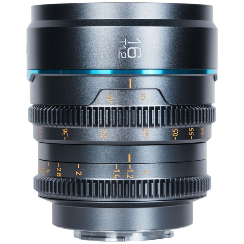 Sirui Nightwalker 16mm T1.2 S35 Manual Focus Cine Lens (Micro Four Thirds, Gun Metal Grey)