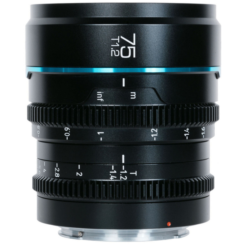 Sirui Nightwalker 75mm T1.2 S35 Manual Focus Cine Lens (X-Mount, Black)