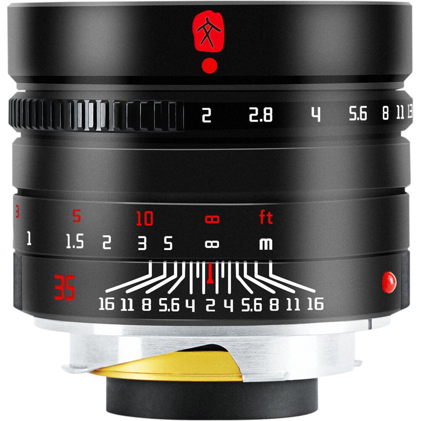 7Artisans 35mm f/2 Mark II Lens for Leica M (Black)
