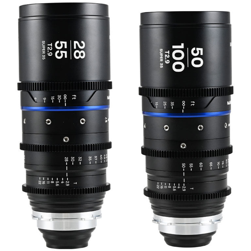 Laowa Nanomorph S35 28-55mm/50-100mm Zoom 2-Lens Bundle (Blue)