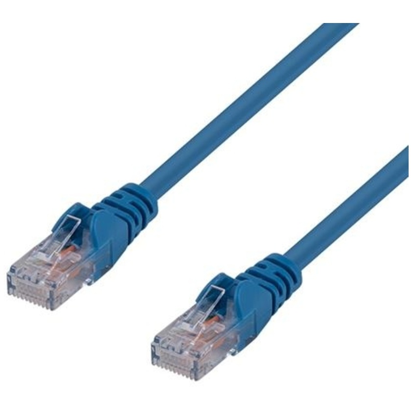 DYNAMIX Cat6 UTP Patch Lead - Slimline Snagless Molding (15m, Blue)