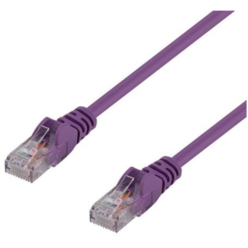 DYNAMIX Cat6 UTP Patch Lead - Slimline Snagless Molding (10m, Purple)