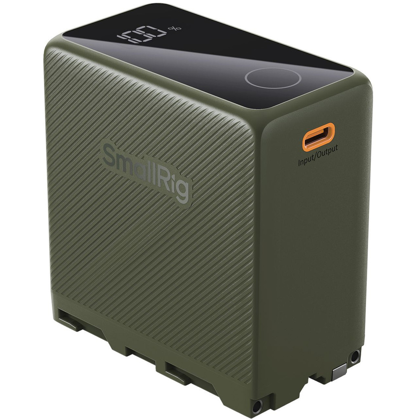 SmallRig 4577 NP-F970 USB-C Rechargeable Camera Battery (Green)