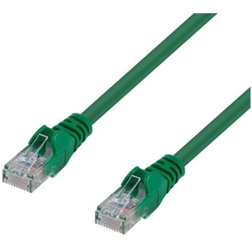 DYNAMIX Cat6 UTP Patch Lead - Slimline Snagless Molding (5m, Green)
