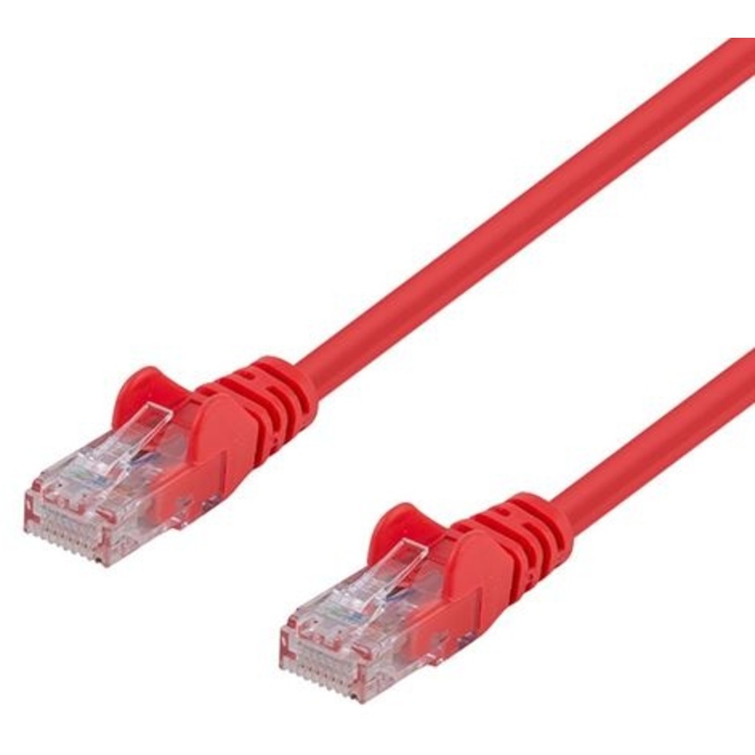 DYNAMIX Cat6 UTP Patch Lead - Slimline Snagless Molding (3m, Red)