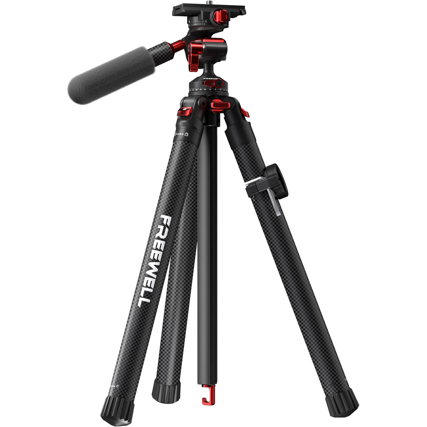 Freewell FW-T1 Carbon Fibre Real Travel Tripod with Ball Head