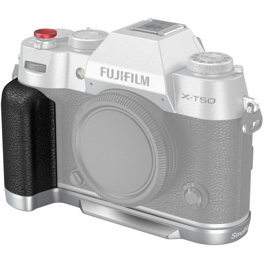 SmallRig 4713 Silicone L-Shape Handle for X-T50 (Sliver)