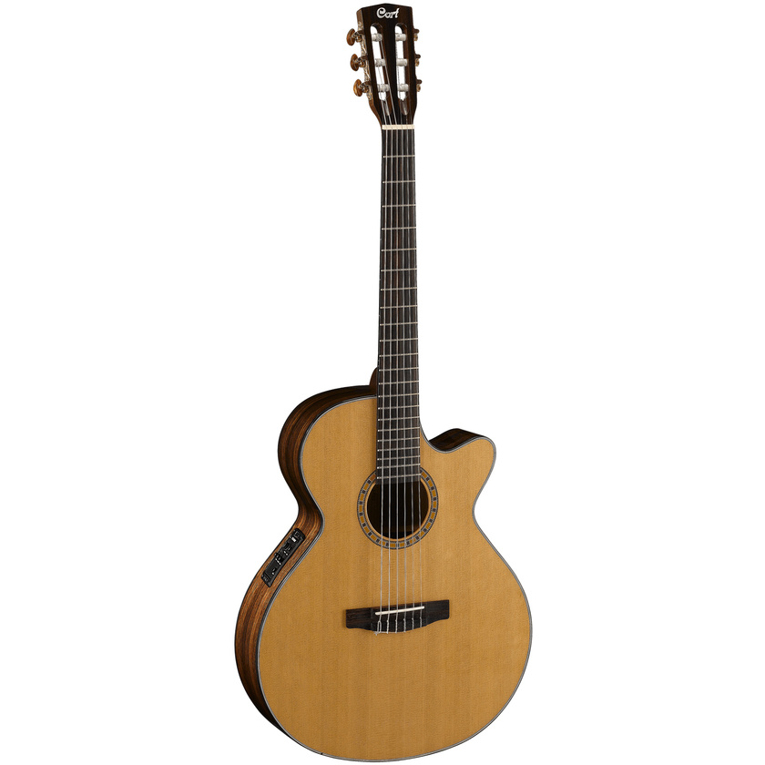 Cort Classic CEC7 Acoustic Guitar with Bag (Natural)