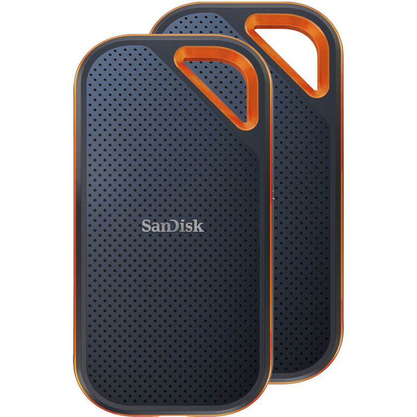 SanDisk 2TB Extreme PRO Portable SSD V2 (2-Pack)