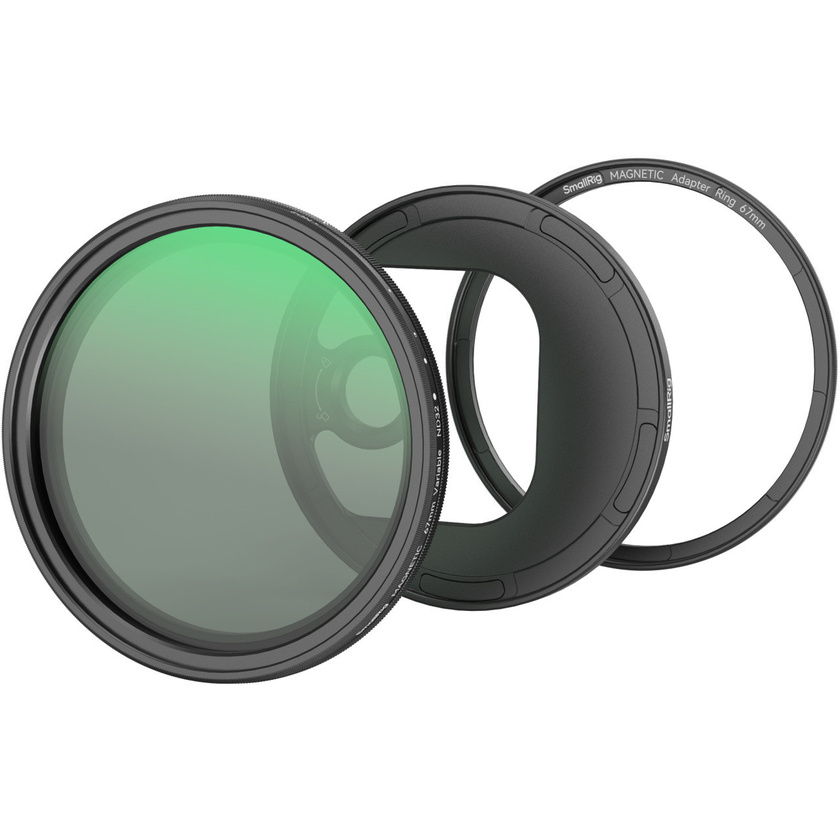 SmallRig 4724 Attachable VND Filter Kit with 67mm M-mount Filter Adapter (1-5 Stop)