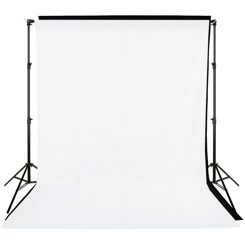 Xlite Standard 3x6m Muslin Background Kit (Black/White)