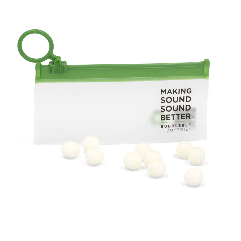 Bubblebee Industries The Microphone Foam for Lavalier Mics Pop Filter (Small, White, 10-Pack)