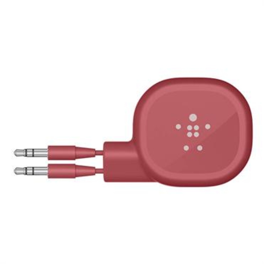 Belkin 3.5mm Retractable Audio Cable - 0.9m Red