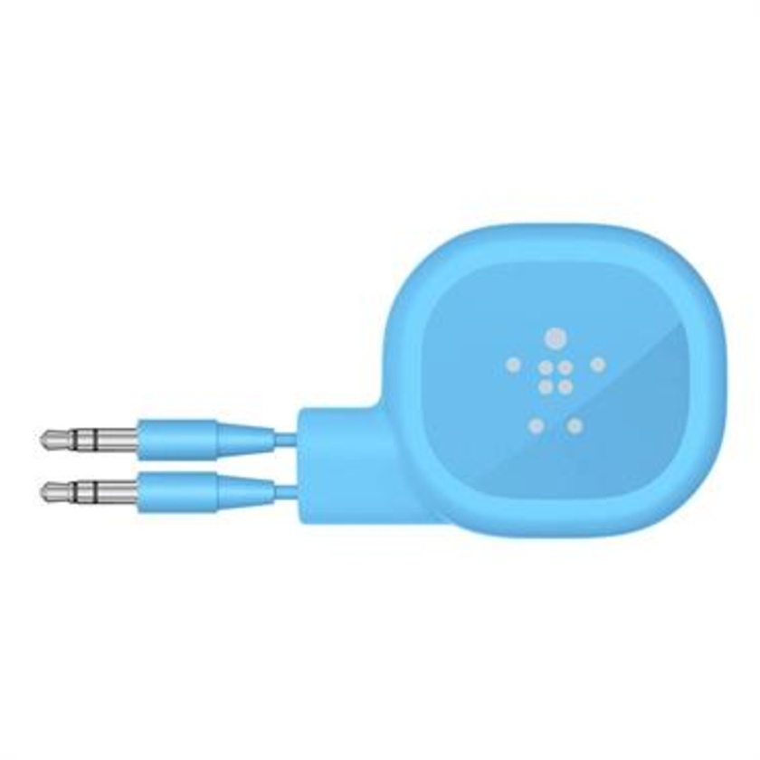 Belkin 3.5mm Retractable Audio Cable - 0.9m Blue