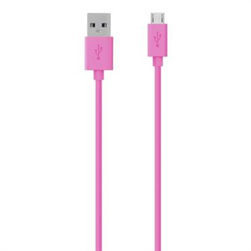 Belkin Micro-USB Charging Cable - Pink 1.2m