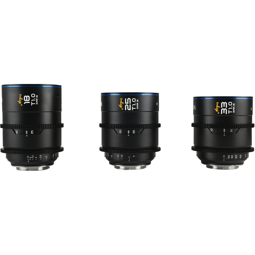 Laowa Argus S35 Cine 18/25/33mm 3-Lens Bundle (Nikon Z)