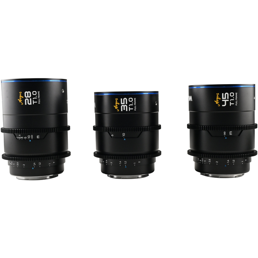 Laowa Argus Full Frame Cine 28/35/45mm 3-Lens Bundle (Canon RF)