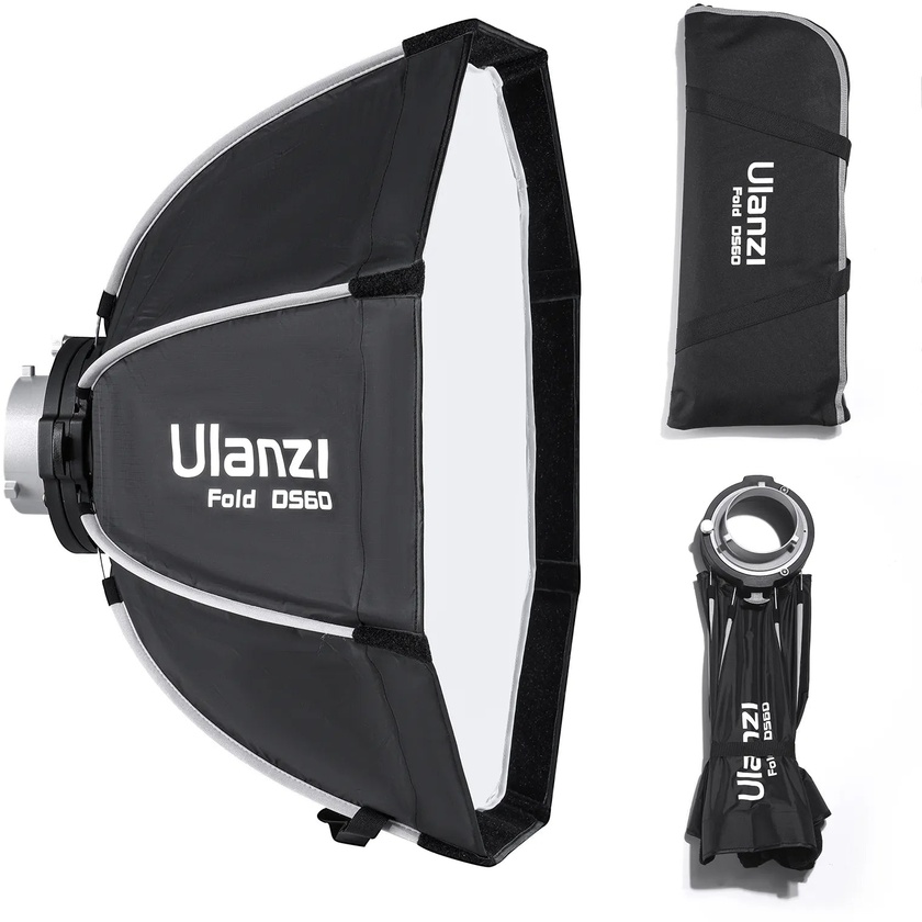 Ulanzi DS60 Octagonal 60cm Softbox with Bowens Mount and Grid