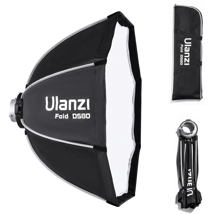 Ulanzi DS80 Octagonal 80cm Softbox with Bowens Mount and Grid